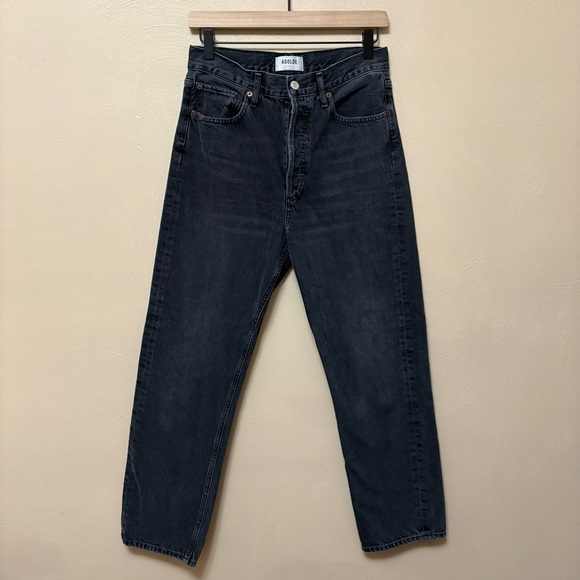 Agolde 90's Mid Rise Loose Jean in Photogram Black Size 26 - Picture 5 of 14